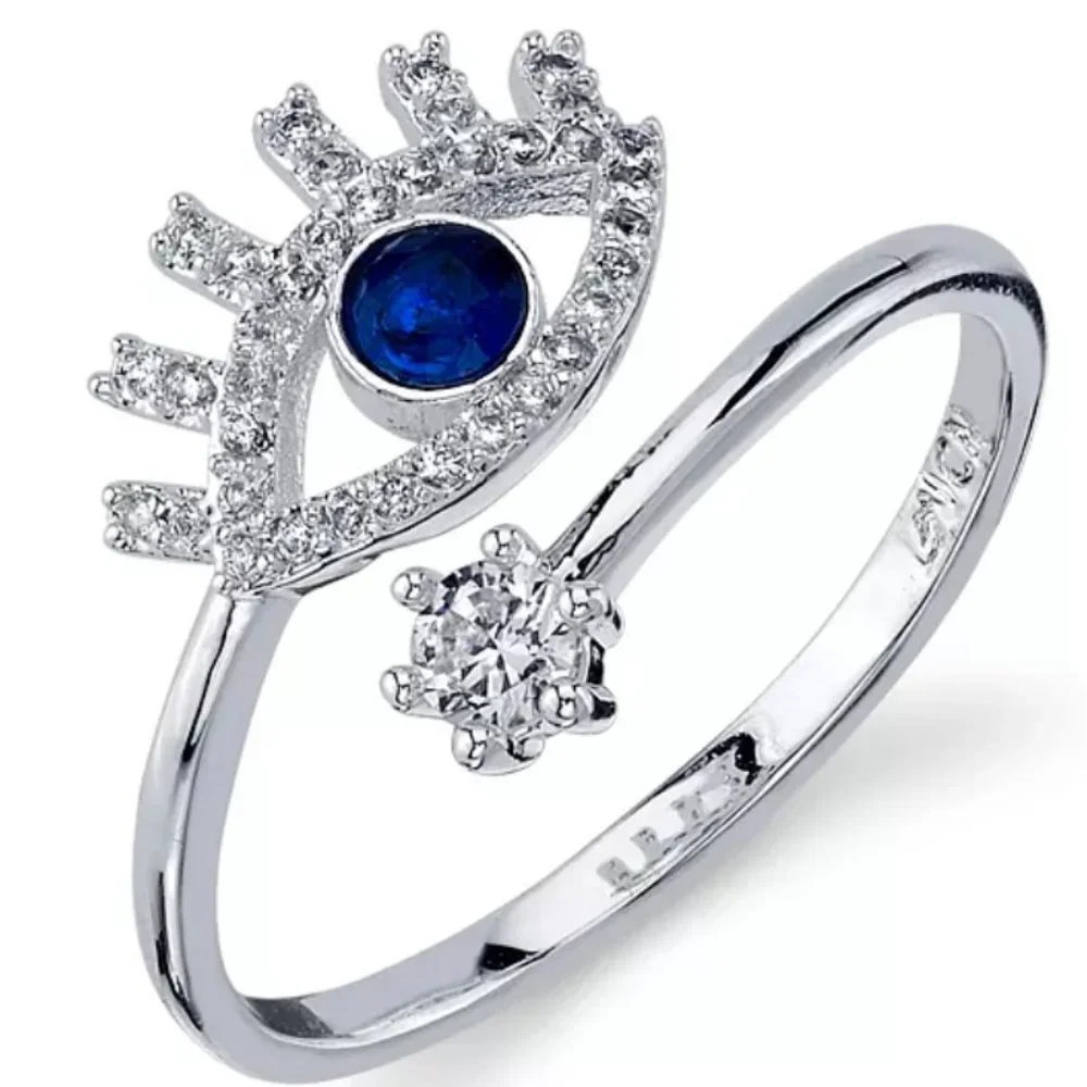 Unwritten Evil Eye Wrap Around Ring